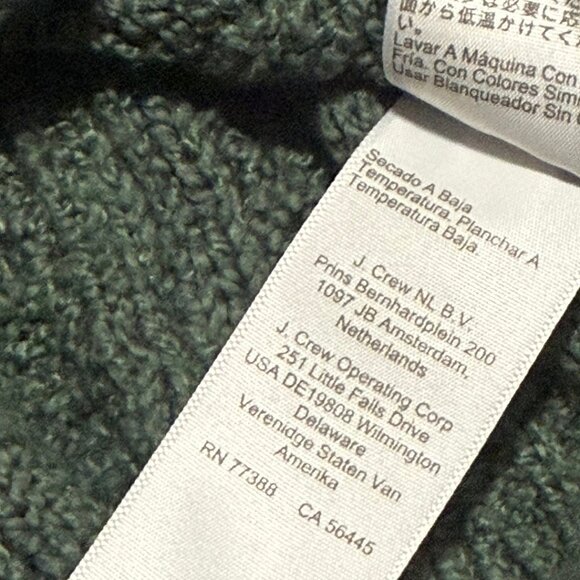 J.Crew Mockneck Cable-Knit Sweater Pale Spinach Green – Size M, EUC - Picture 15 of 16